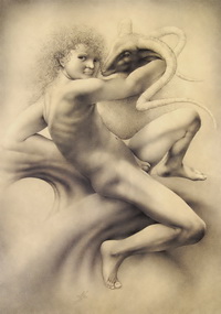 Human Nature (2004) | pencil on paper, 101x71 cm