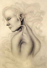 Margarita (2008) | pencil on paper, 101x71 cm