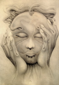 Mask (2008) | pencil on paper, 101x71cm