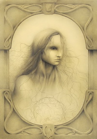 Alhemia organica II (2002) | pencil on paper 70x50cm