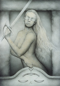 Iustitia Rapida (2003) | pencil, 70x50cm, 27,5x19,7in, SOLD