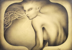 Shape (2001) | pencil, 50x70cm, 19,7x27,5in